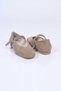 Laceless Belt Buckle Neolite Sole Genuine Leather Ballerinas 342-079 Women's Ballerinas - 7