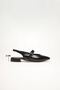 Women's Black Patent Leather 2cm Short Heeled Casual Shoes Tr23Ms03A - 5