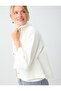 White 100% Cotton Denim Jacket with Pocket Detail - 6
