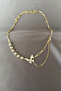 Waterway Detailed Butterfly Figured Necklace - 2