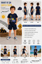 Summer Sun-Wrapped Blue Tractor Boys' Navy Blue Shorts, Navy Blue T-Shirt Set - 2