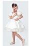 Girl's Rose Detailed Tulle Evening Dress - 2