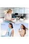 Portable Handheld Fan - Rotatable Mini Fan, High Speed Wind Cooling, 199 Speeds Stepless Control, Digital Display - 7