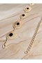 İtal Women's Belt with God Accessory, Waist Belt, Chain Belt, Pantalon Belt. - 2