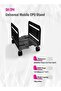 Skill Tech SH CP4 Universal Mobile CPU Stand, Width Range 119–209mm, 10kg Load Capacity – Black - 2