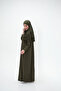 One-Piece Prayer Dress with Khaki Bag - 2
