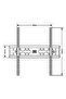 Skill Tech SH 60T Economy Tilt TV Wall Mount for 32-70 Inch Screens, VESA 600x400, Wall Profile 68mm, Max Load 45kg – Black - 3