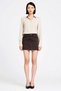 Women's Short Denim Skirt with Stone Detail, Straight Cut, Regular Waist, 100% Cotton, Casual, Daily, Comfortable, Modern, Stylish - 4