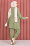 Arma Detailed Casual Summer Suit Khaki - 6