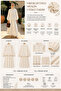 Mira Ruffle Detailed 4 Layer Muslin Skirt Set – Ecru - 7