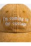 "I'M Coming to the Cottage" Embroidered Vintage Baseball Cap Kep Şapka "Cottagecore" Trend That "Reflects the Coexistence with Nature" - 3