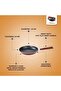 Aluminium Fry Pan, 22cm, Maroon - 3