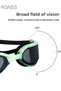 Swim Goggles for Adults Soft Silicone Gasket Anti Fog No Leaking Clear Vision Pool Swimming Glasses for Men Women Black Green - 6