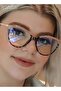 Womens Cat Eye Blue Light Blocking Glasses Blue Light Filter Computer Reading Gaming TV Phones Anti Eyestrain Headache Eyewear Apricot and Leopard Pattern - 7