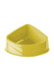 Corner Pet Bowl L Yellow – Space-Saving Triangular Cat & Dog Feeding Dish (24×18.5×9 cm, 700g Capacity) - 4