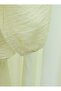 Ruffle Detail Tunic Pants Voile Top and Bottom Set -Yellow - 2