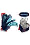 Three-Wheeled Trolley Primary School Bag Set Navy Blue Red Little Dude Printed Boys' Setygn34019A - 2
