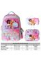 Triple Primary School School Bag Set - Turquoise - Pink - Butterfly Printed - Girls - Setwg-W6074A - 4