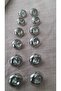 Polyester Stone Button 10 mm 12 Pcs