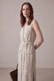 My Fashion Women's Cotton Poplin Midi Shirt Dress - 4