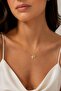 Brass Gold Color Minimal Polar Star Model Women's Necklace - 2
