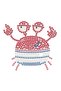 Diamond Mosaic Painting 9.5 X 9.5cm Crab Bead Gluing Kit - Framed - 3