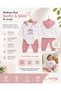 Ley Bebe Teddy Bear Poncho Embroidered 3-Piece Set - 5