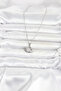 316L Steel Chain Silver Color Zircon Stone Rabbit Model Women's Necklace - 2