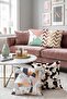 Mosaic Patterned 4-Piece Throw Pillow Cover Set - 2