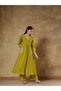 Anarkali Embroidered Mul Chanderi Kurta Set for Women with Dupatta & Pants | Ethnic Wear | Anarkali Salwar Suit | Festive, Wedding & Party Wear - 4