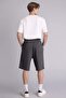 Baggy Fit Elastic Tie Waist Long Shorts G4183Ax26Sm - 5