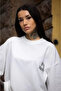 Unisex Crew Neck Printed Oversize Tshirt - 3