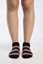 Women's 4-Pack Bamboo Booties Socks with Stripe Pattern - 2
