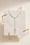 Women's Silver Moon and Polar Star Figured Ring Necklace - 2