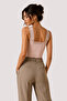 Women's 2-Piece Lace Strap V-Neck Cotton & Modal Flexible Undershirt - 2-Piece Advantage Pack - 6