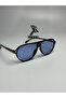 Leopard to Blue Drip Model Uv400 Sunglasses - 5