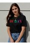 Women's Oversize T-Shirt Human Printed 100% Cotton T-Shirt Comfortable Fit