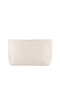 Beige Leather Women's Portfolio Bag - 4