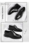 Formal Business Leather Shoes for Men High Fashion Textures Soft Sole Comfort Wedding Groom Shoes Me - 5