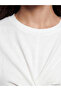 Vision White 100% Cotton Women's T-Shirt - 3