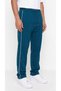 Men's Blue Color Comfortable Fit Double Piping Flat Leg Pocket Zipper Sweatpants - 5