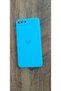 iPhone 7 Plus Heart Printed Velvet Inside Silicone Phone Case Cover (Blue Case) (with Lens Protector)