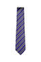 Navy Blue White Striped Purple Tie – 8 cm Wide - 6