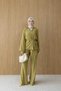Premium Drafted Tencel Fabric Suit with Gold Brocade Detail - 5