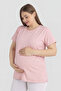 Cotton Short Sleeve Maternity T-Shirt 3-Pack – Soft and Comfortable Maternity Wear - 2
