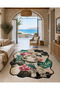 Sdt Traditional Patterned Keep Off Written Modern Woven Base Decorative Carpet Sdtamor2081 - 2