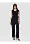 Flowing Neckline Gathered Blouse - 2