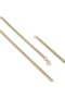 Yellow Color Steel Men's Necklace 4mm - Yellow