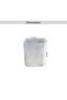 Bia Waste Bin 21.5x21.5x25.5cm - White - 5