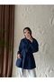 Women's Belted Hijab Shirt with Buckle Detail and Waist Tie - 6